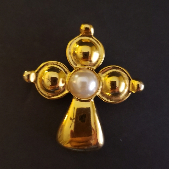 Vintage Premier Design Pin Pendant Pearl - Picture 3 of 7
